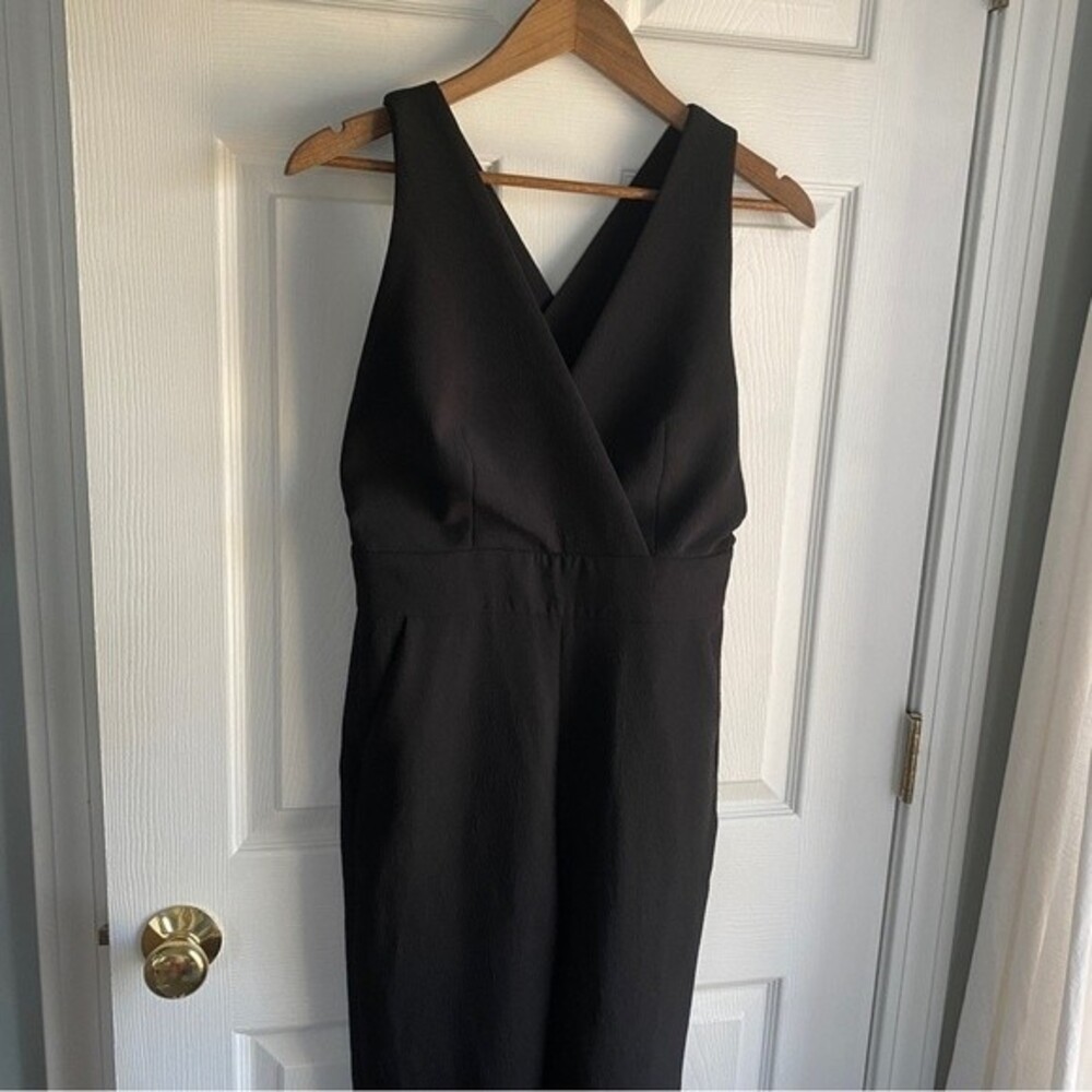 Maje Black Crepe Palacio Jumpsuit - size 36 (US Small)